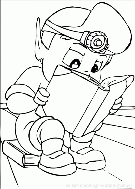 Adibou en train de dessiner au milieu de la nature