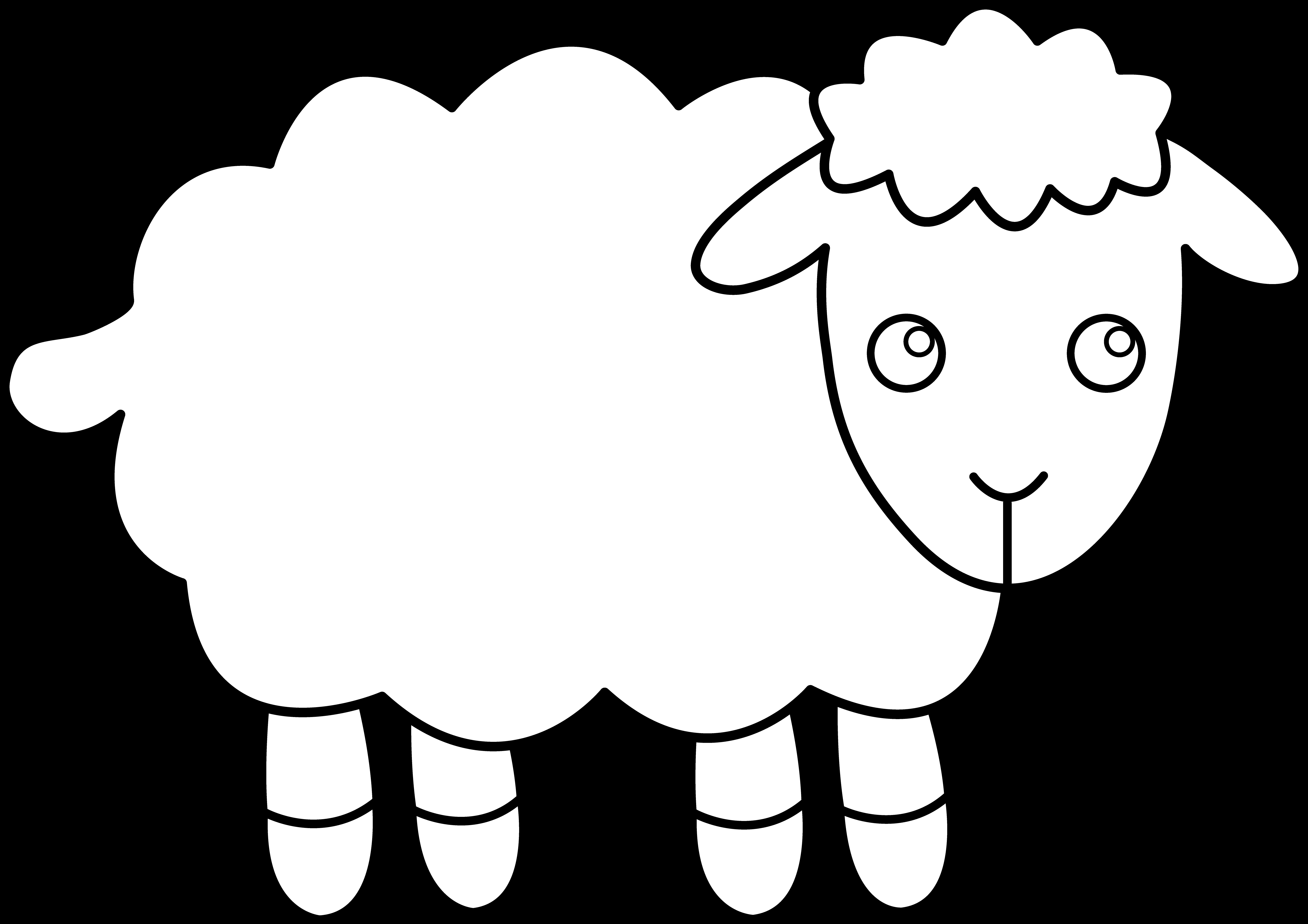Un agneau mignon sur un pré verdoyant Un agneau mignon sur un pré verdoyant