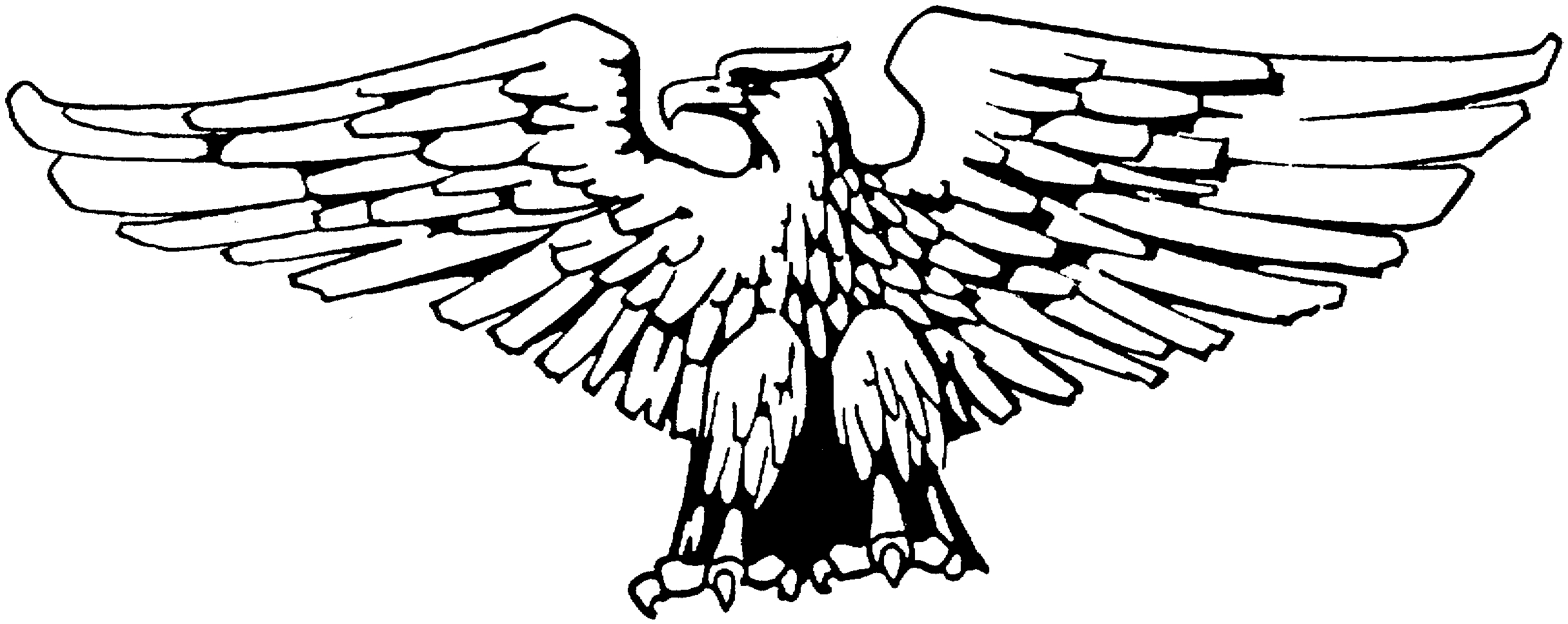 Un aigle majestueux en plein vol au-dessus des montagnes