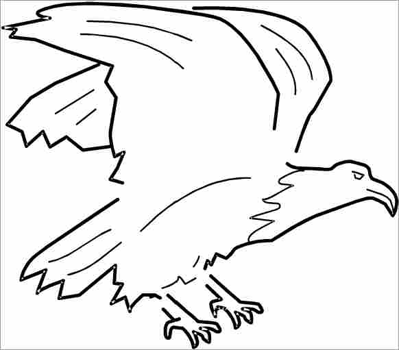 Aigle majestueux sur fond naturel