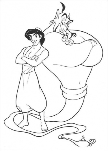 Aladdin et Abu explorent une scène d'aventure dans les rues d'Agrabah Aladdin et Abu explorent une scène d'aventure dans les rues d'Agrabah