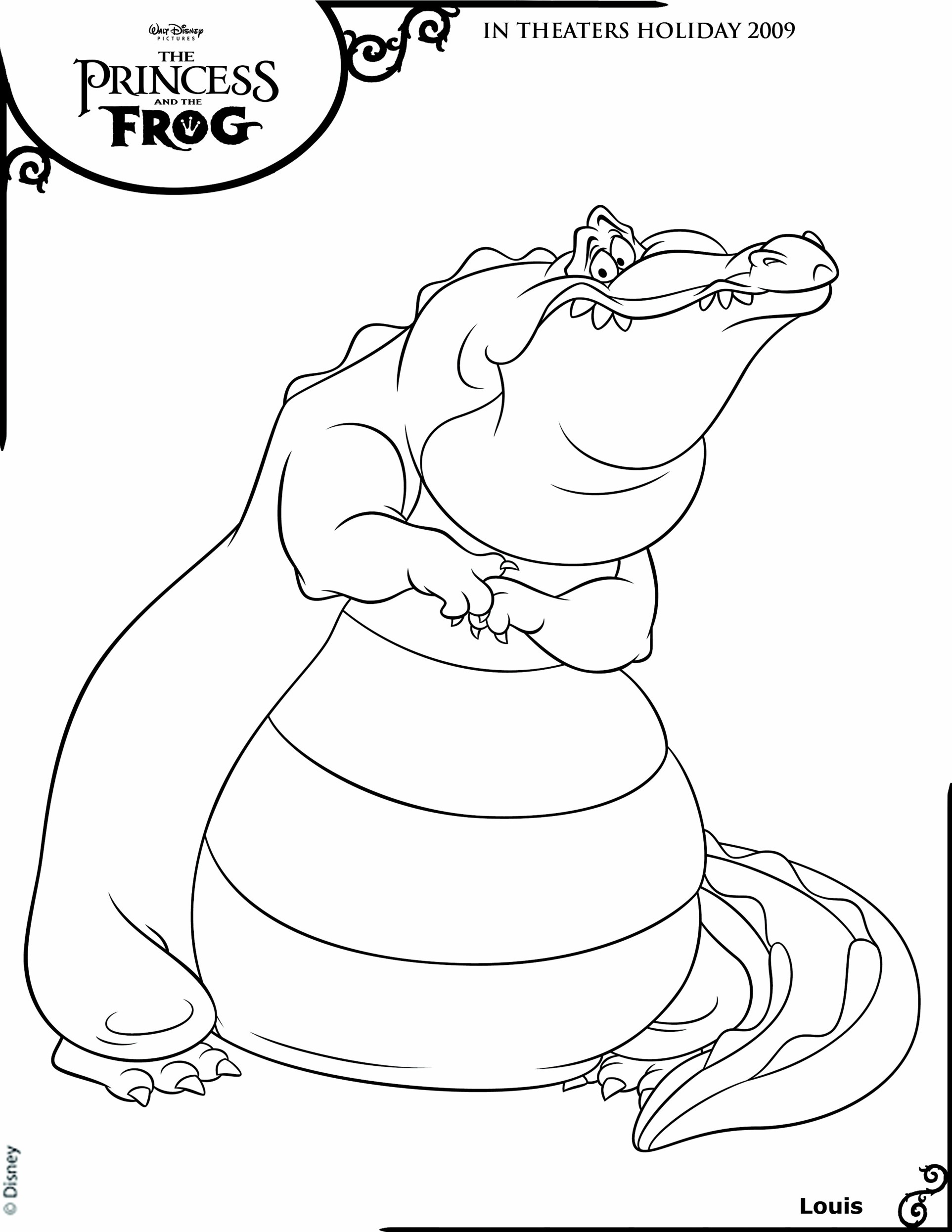 Un alligator se reposant au bord d'un étang