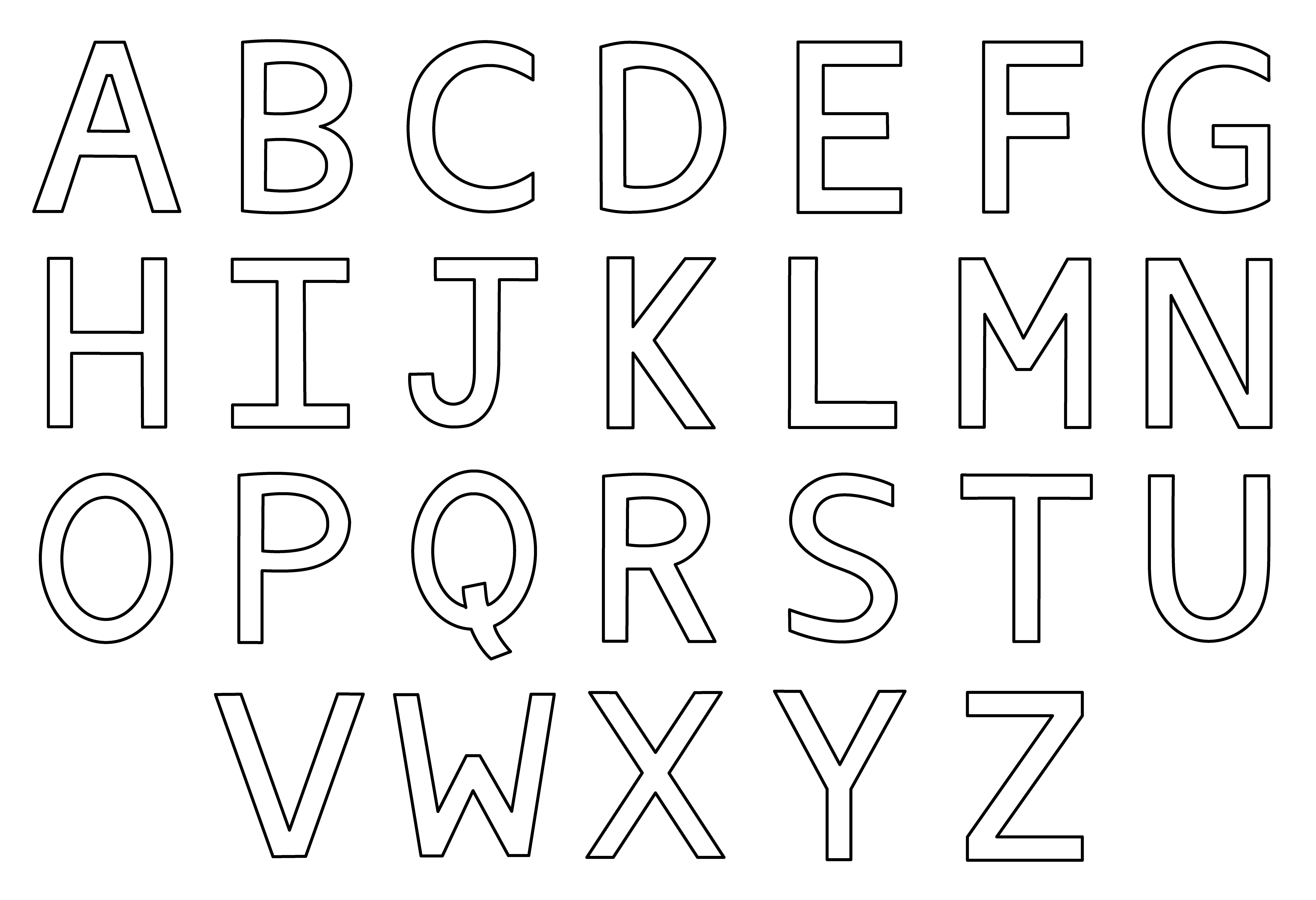 Coloriage de l'alphabet avec des lettres enjouées sur un fond décoratif