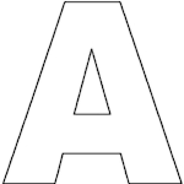 Coloriage de l'alphabet avec des lettres stylisées et des motifs ludiques
