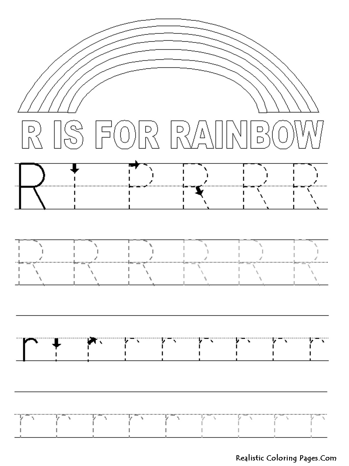 Coloriage de l'alphabet avec des illustrations ludiques