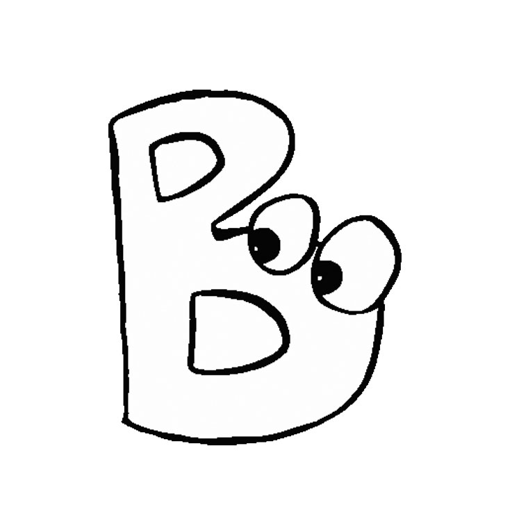 Coloriage de l'alphabet avec des lettres stylisées et des éléments ludiques