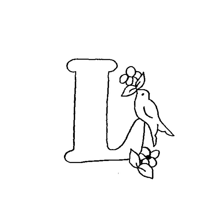 Coloriage de l'alphabet avec des lettres stylisées et des motifs ludiques