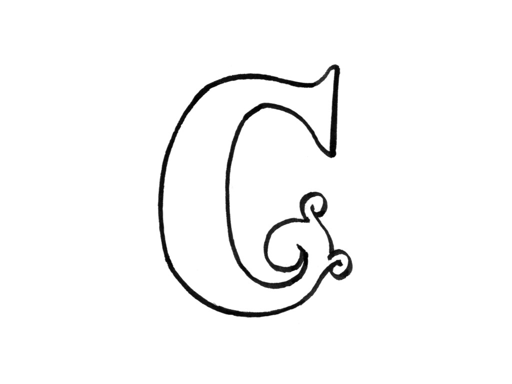 Coloriage de lettres de l'alphabet entourées d'éléments ludiques