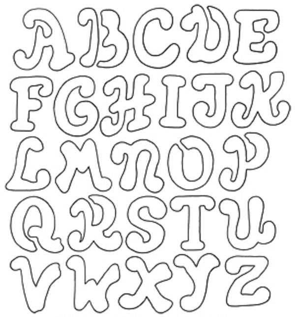 Coloriage de l'alphabet avec des lettres illustrées
