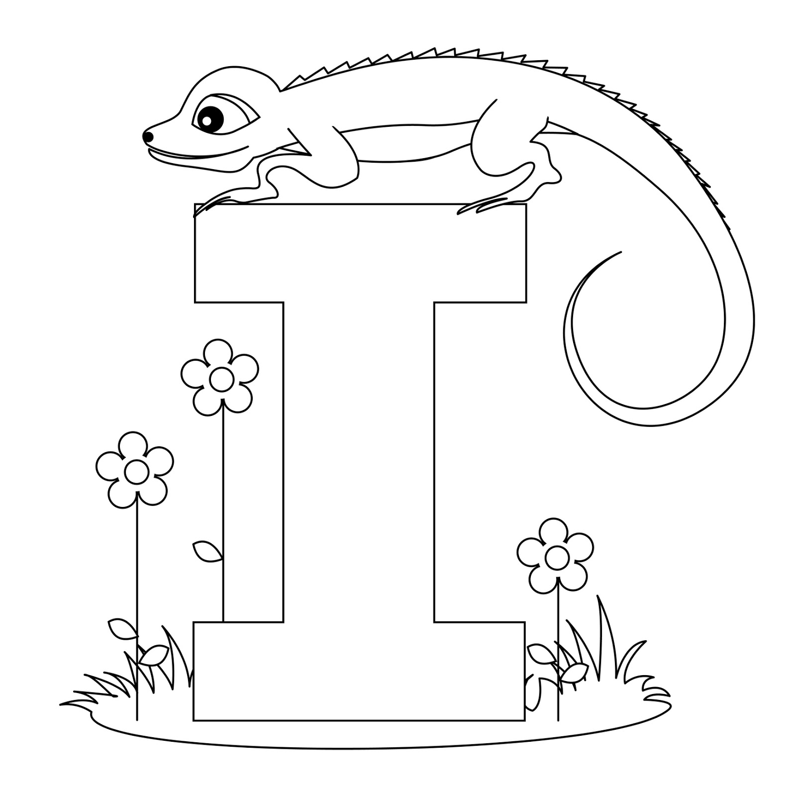 Coloriage de l'alphabet avec lettres et illustrations ludiques
