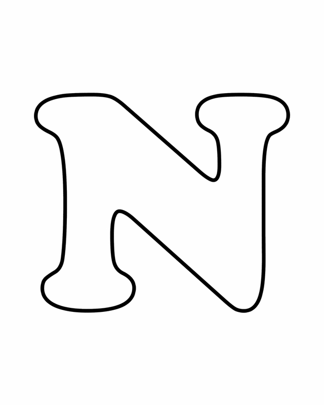 Coloriage de l'alphabet avec des lettres décorées