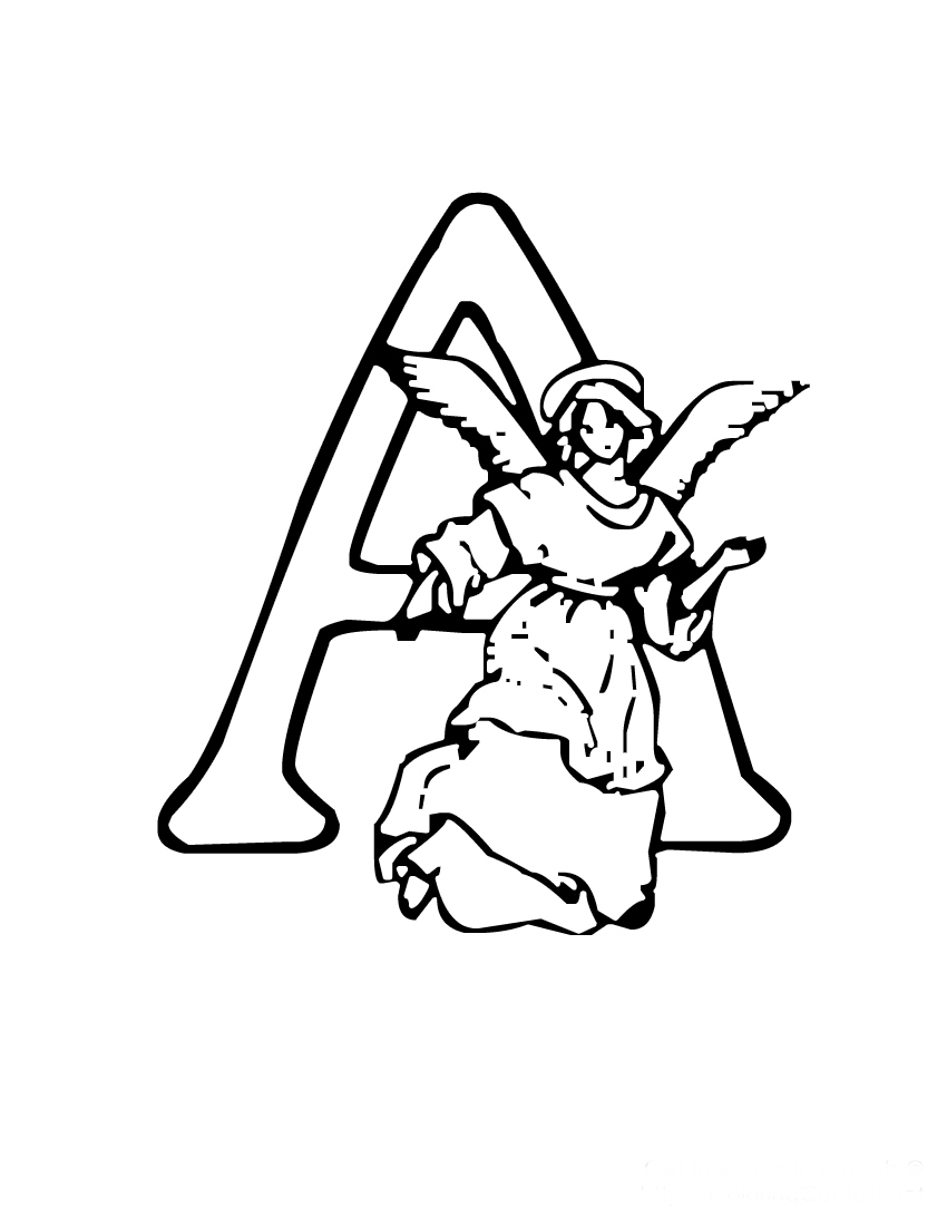 Coloriage d'un alphabet ludique avec des éléments graphiques variés