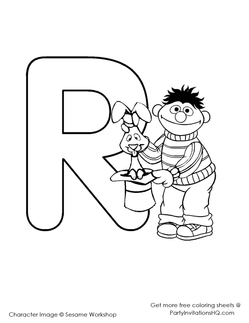 Coloriage de l'alphabet avec des lettres décorées et des illustrations ludiques