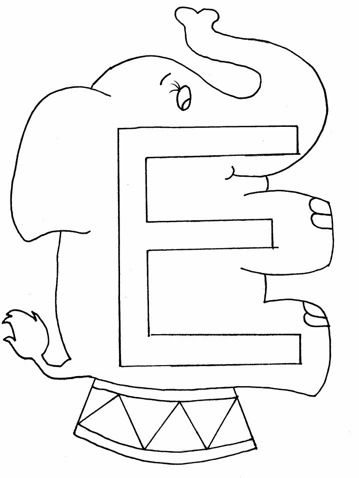 Coloriage de l'alphabet avec des illustrations ludiques