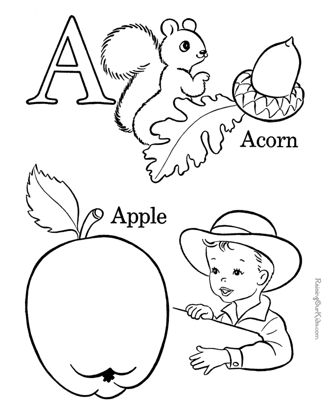 Coloriage de l'alphabet avec un style original et ludique