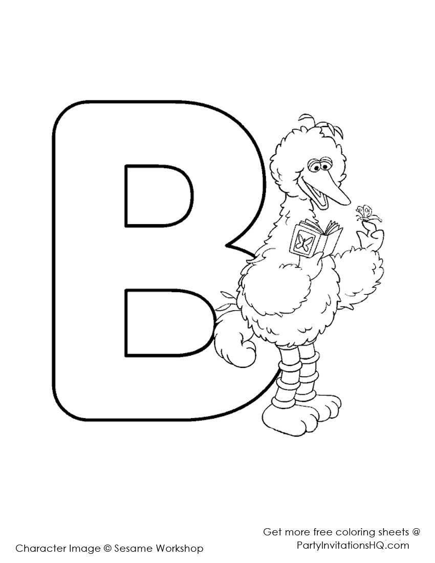 Coloriage de l'alphabet avec des lettres décorées