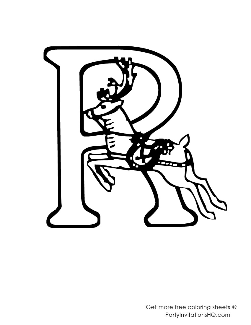 Coloriage de l'alphabet avec lettres décoratives et motifs variés