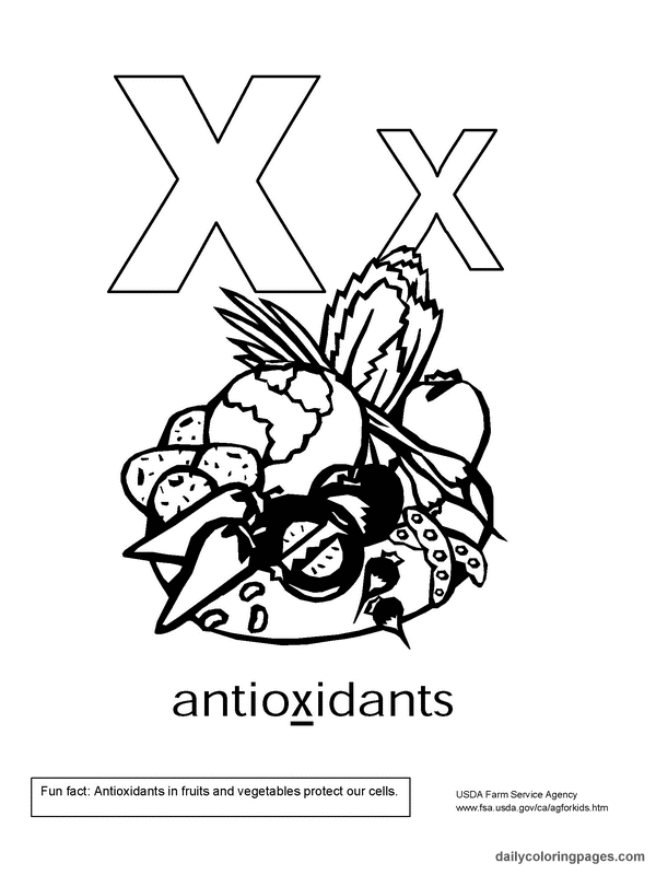 Coloriage de l'alphabet avec des lettres illustrées et des éléments ludiques