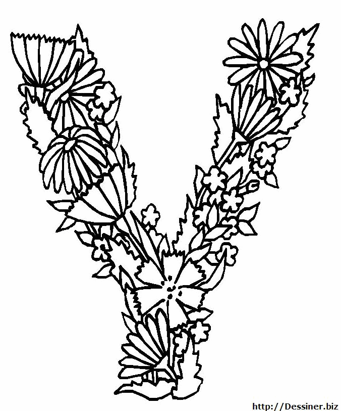 Coloriage de l'alphabet avec lettres et éléments ludiques