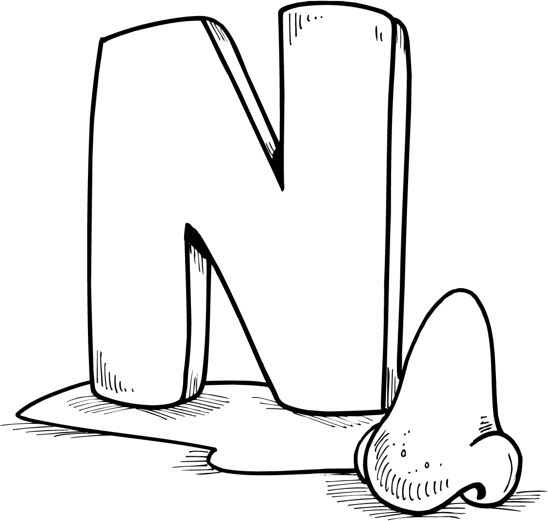 Coloriage de l'alphabet avec des lettres décorées et des motifs variés
