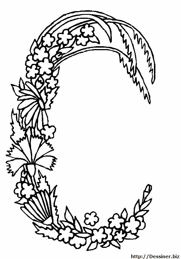 Coloriage d'un alphabet ludique avec dessins variés