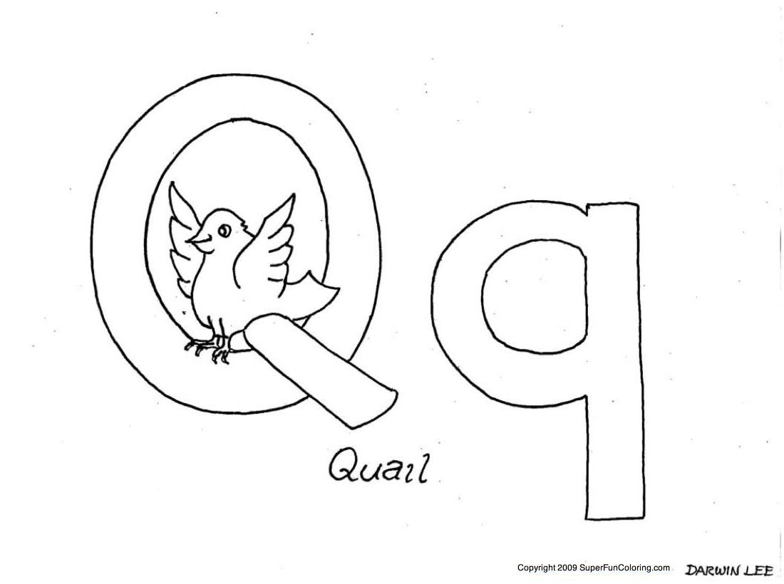 Coloriage de l'alphabet avec des lettres et des éléments ludiques