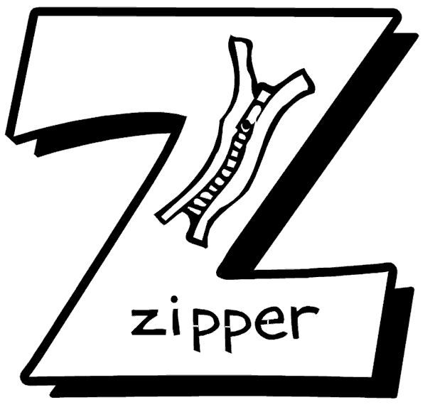 Coloriage de l'alphabet avec des lettres en relief et des éléments ludiques