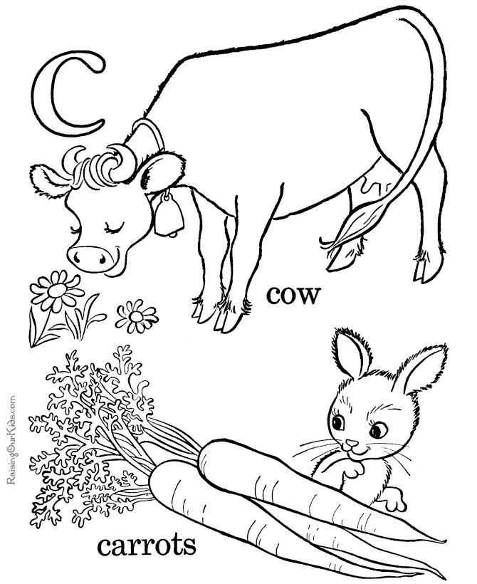 Coloriage de l'alphabet avec des lettres stylisées et des motifs ludiques