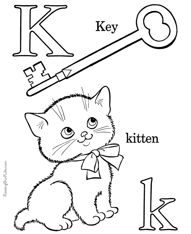 Coloriage alphabet avec lettres en relief et motifs ludiques