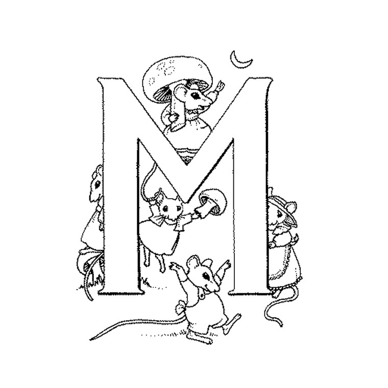 Coloriage de l'alphabet avec des lettres ornées de motifs variés