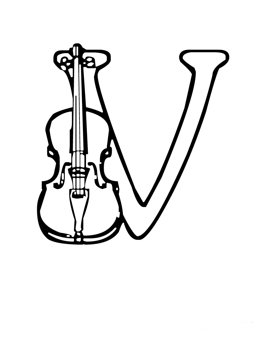 Coloriage de l'alphabet avec des lettres illustrées