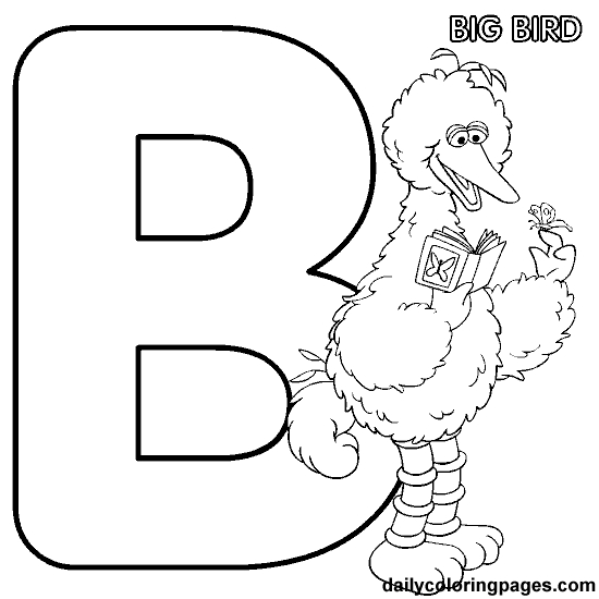 Coloriage de l'alphabet avec des lettres décorées