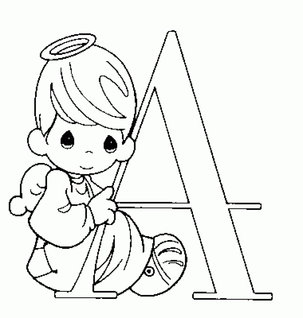 Coloriage de l'alphabet avec animaux et objets associés