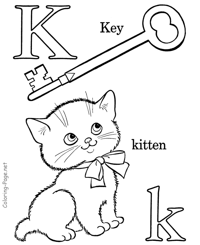 Coloriage de l'alphabet avec des lettres enjouées et des illustrations ludiques