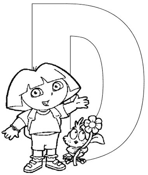 Coloriage de l'alphabet avec lettres dessinées et éléments décoratifs