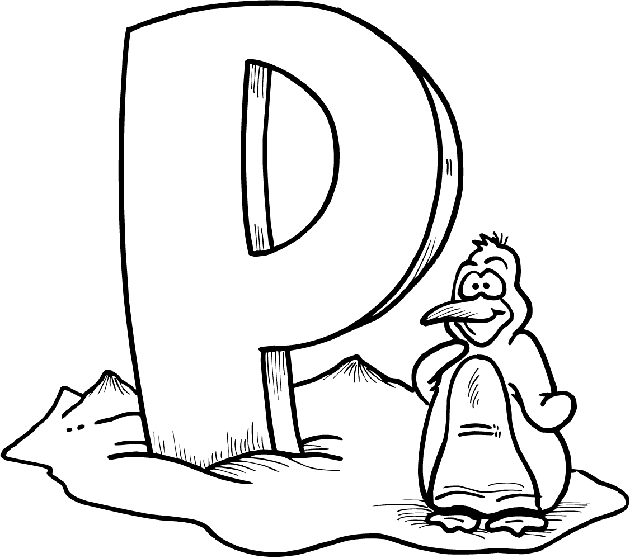 Coloriage de l'alphabet avec lettres stylisées et éléments décoratifs