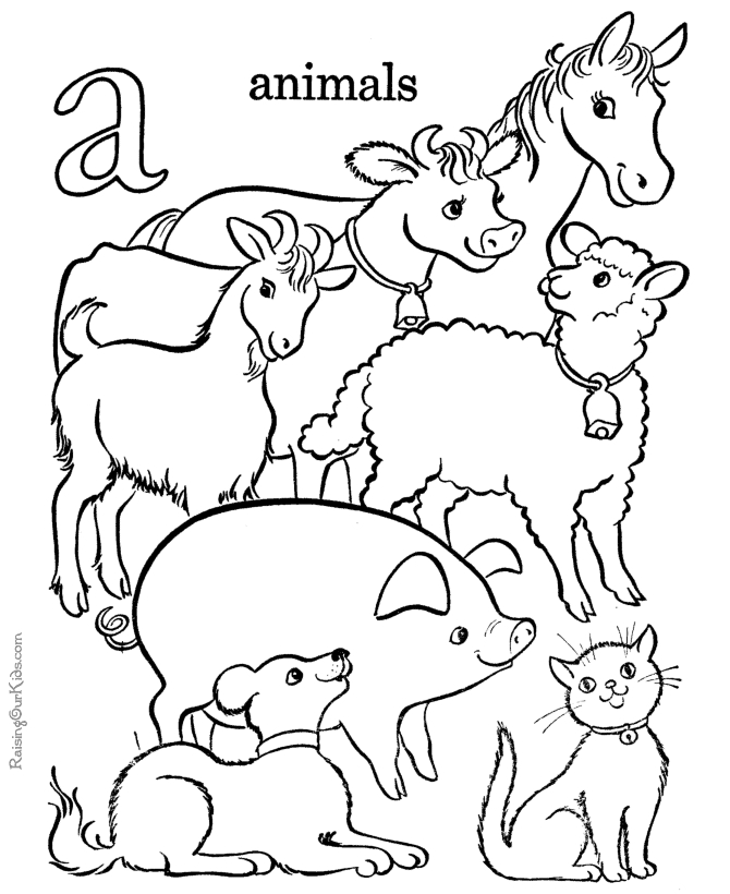 Coloriage de l'alphabet avec des lettres en relief et des motifs