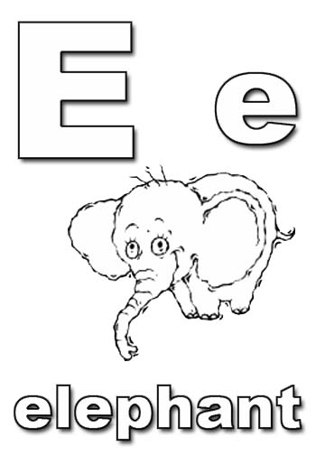 Coloriage de l'alphabet avec des lettres illustrées