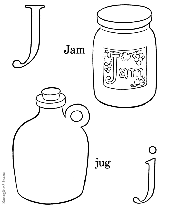 Coloriage de l'alphabet avec des lettres décoratives