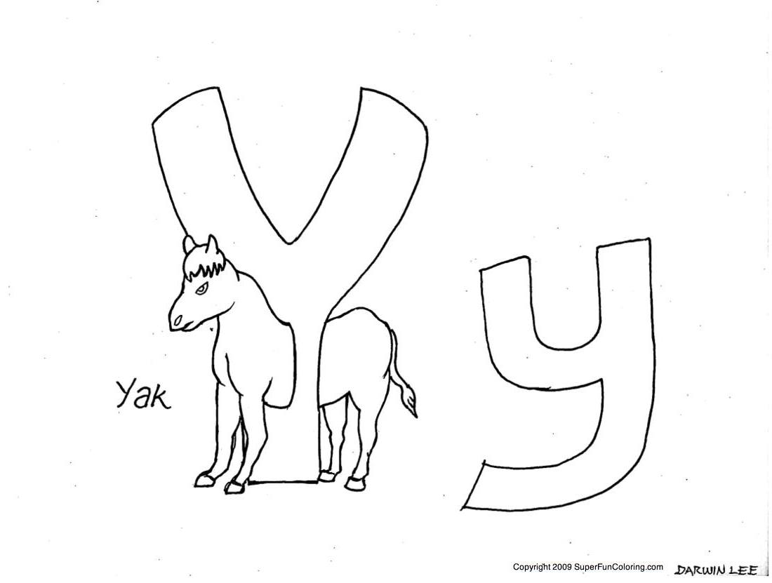 Coloriage de l'alphabet avec des illustrations ludiques