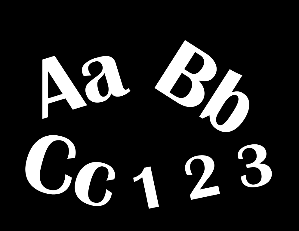 Coloriage de l'alphabet avec des lettres stylisées sur fond décoratif