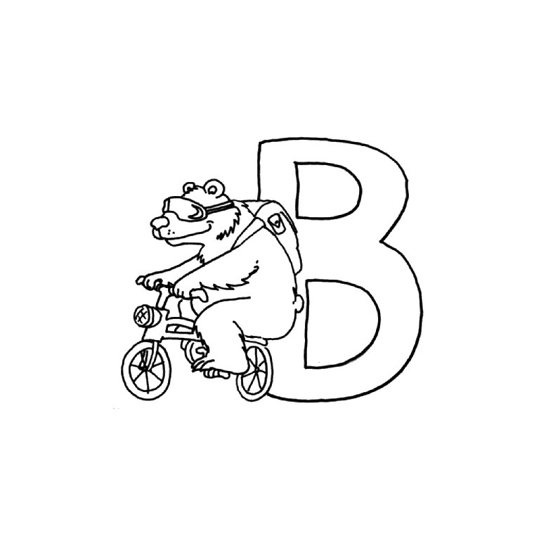 Coloriage de l'alphabet avec des illustrations ludiques