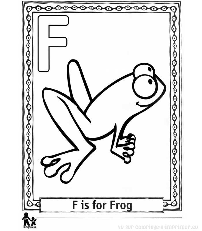 Coloriage d'un alphabet en lettres majuscules avec motifs variés