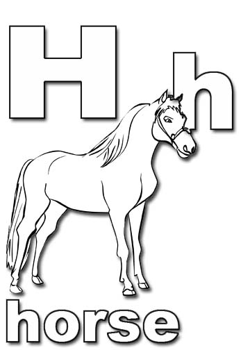 Coloriage de l'alphabet avec lettres décorées
