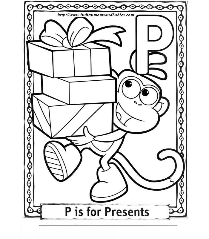 Coloriage de l'alphabet avec des lettres décorées et des motifs variés