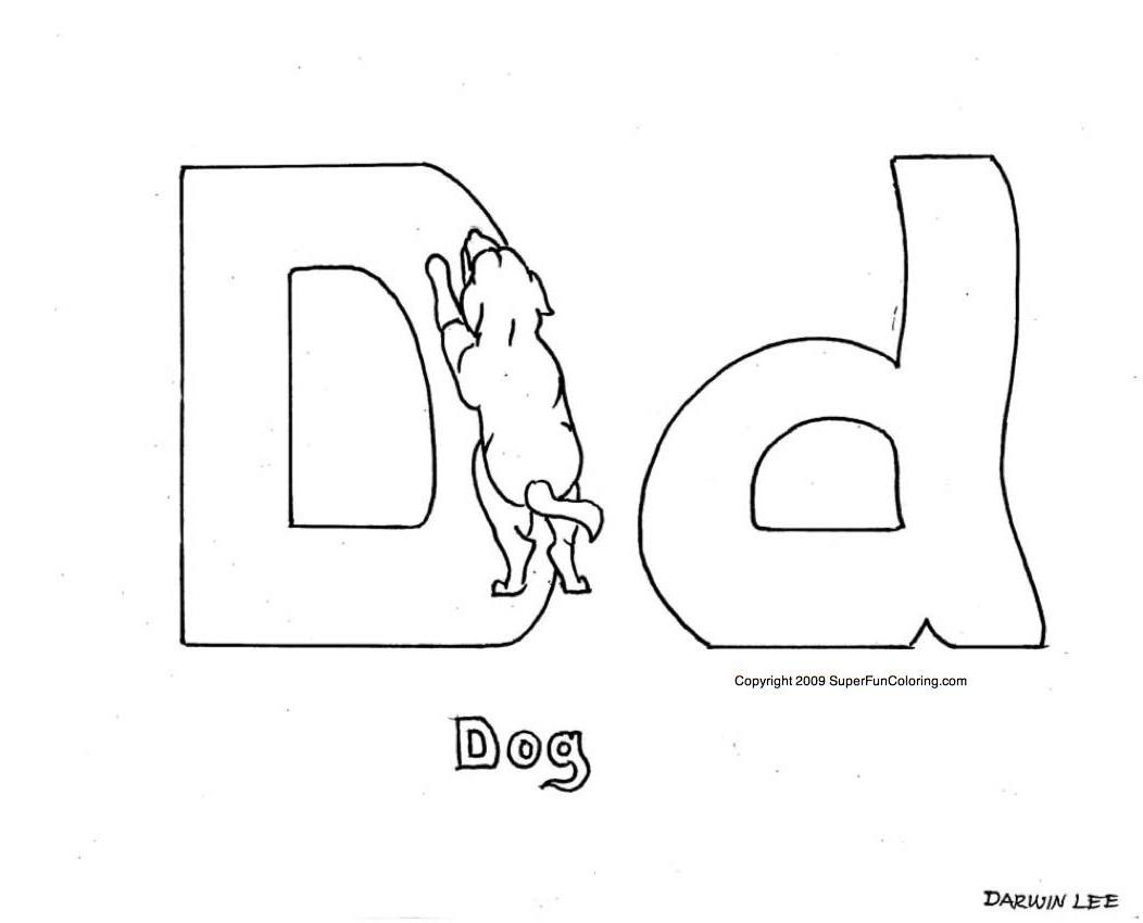 Coloriage de l'alphabet avec des lettres enjouées et décoratives
