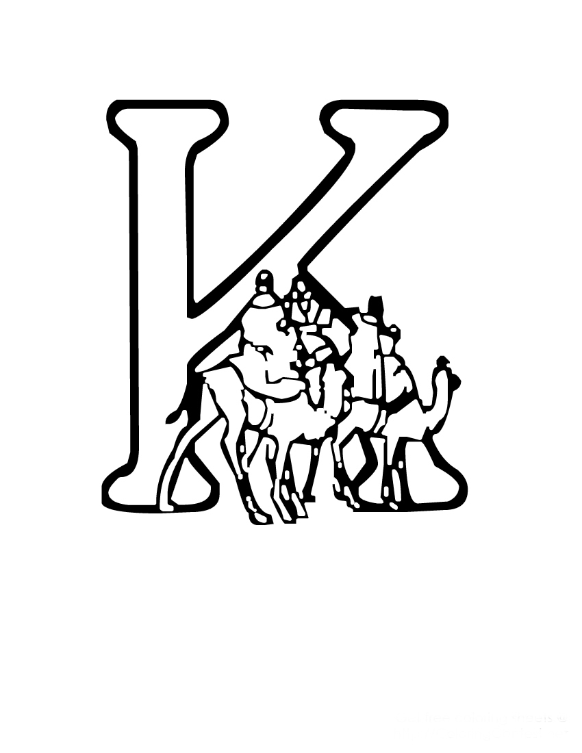 Coloriage de l'alphabet avec des lettres décoratives et des motifs variés