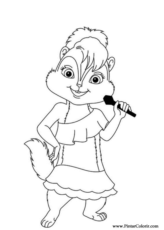 Coloriage Alvin et les Chipmunks #48896 à imprimer Coloriage Alvin et les Chipmunks #48896 à imprimer