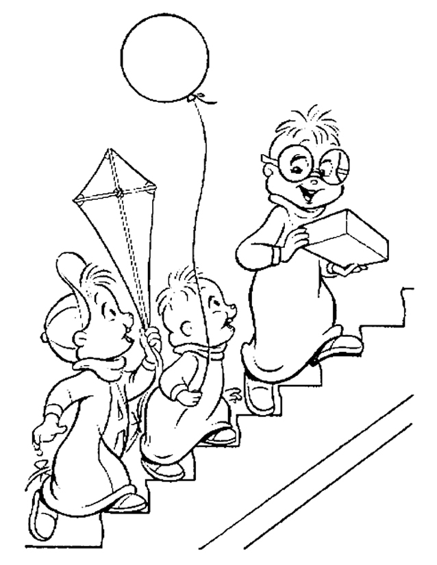Alvin et les Chipmunks en pleine action sur scène