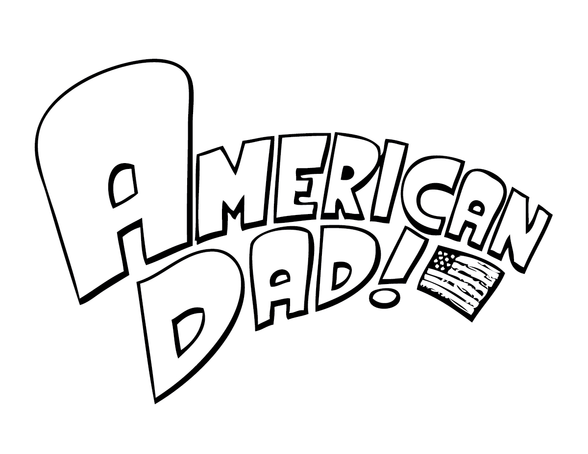Coloriage d'American Dad : Stan et ses aventures familiales